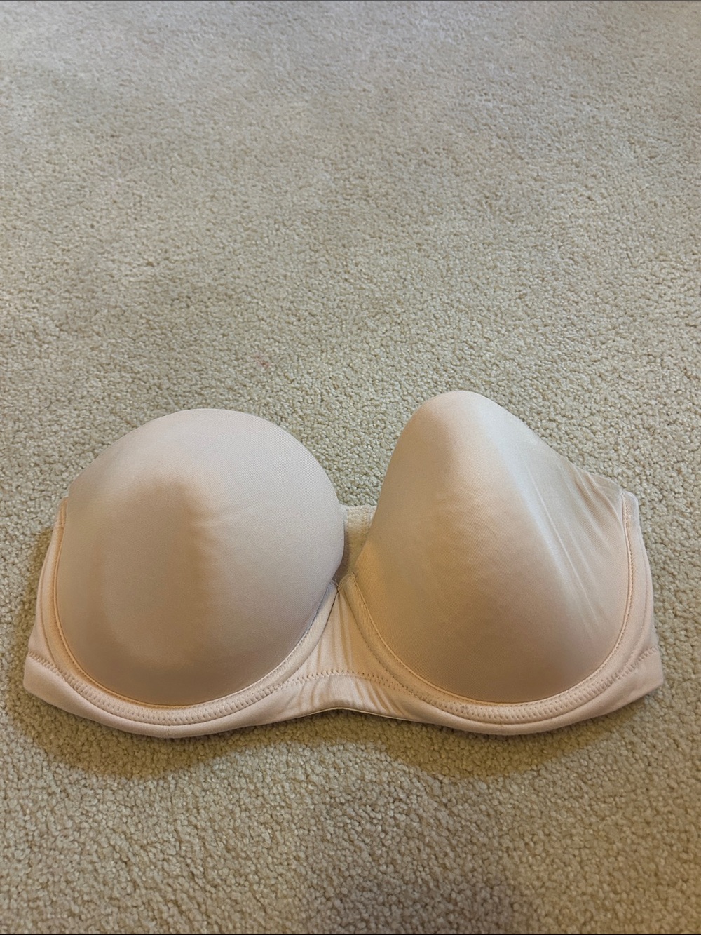 Wacoal Strapless Molded Cup Bra in tan